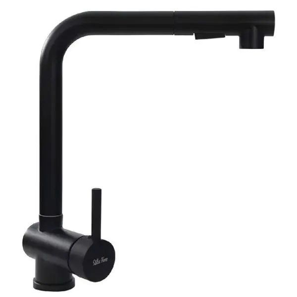 Torneira Gourmet Monocomando de Mesa Bica Extensível TOR-010 Preta Stillus Home Torneira Gourmet Monocomando de Mesa Extensível TOR-010 Preta
