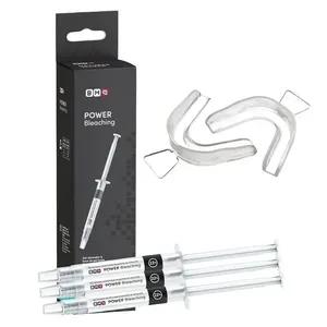 Kit 3 Clareador Dental Caseiro Moldeira Power 22% Maquira