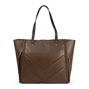 Bolsa Tote Feminina Moderna Le Postiche Marrom