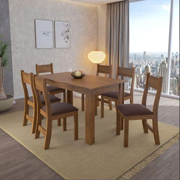 Mesa 1,36x0,75 Imbuia Violeta Viero Imbuia
