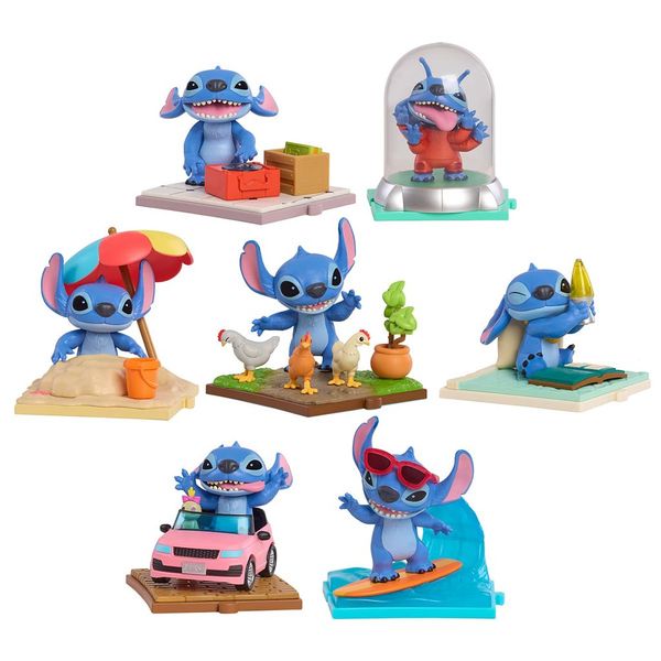 Stitch o Filme – Set Boneco Colecionavel Surpresa Stitch Com Cenario - Sunny