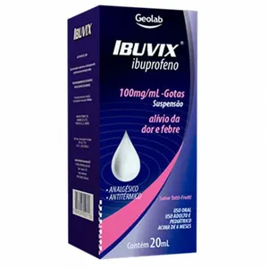 Ibuvix Gotas Sol Oral 100mg/20mL Ibuprofeno Geolab Similar
