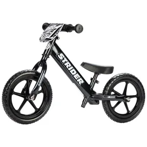 Bicicleta sem Pedal Leve para Crianças de 2 a 5 Anos, Strider 12 Pro, Prata