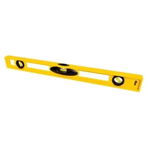 Nível de Resina 3 Bolhas 18 42-467 com Escala de Medição e Alta Precisão Amarelo Stanley Nível de Resina 3 Bolhas 18 42-467 com Escala de Medição Amarelo Stanley