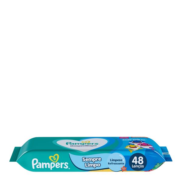 Lenços Umedecidos Pampers Sempre Limpo 48 Unidades