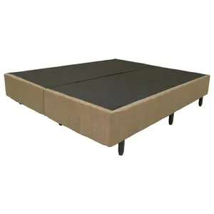 Base Cama Box Americana King Pelmex 193x203x26cm Dourada (MP)