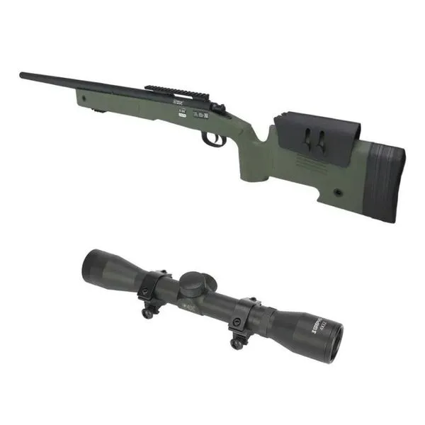 Sniper Airsoft M40 Sa-s02 Core S-series Specna+luneta 4x32