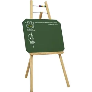 Lousa Infantil Quadro com Alfabeto Relógio e Contador 59x100 cm Multifuncional Souza Office Lousa Infantil Quadro com Alfabeto Relógio e Contador 59x100 cm Souza Office