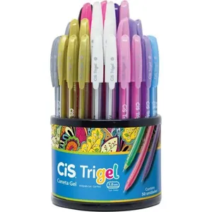 CANETA GEL CIS TRIGEL 1,0MM 12 CORES