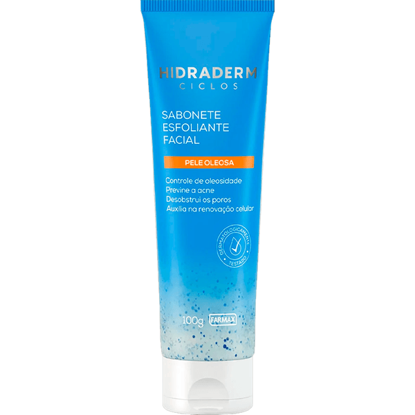 Sabonete Liquido Facial Hidraderm Ciclos Esfoliante 100g