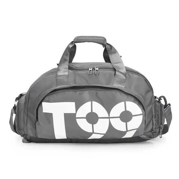 Bolsa Esportiva Ming para Academia e Viagem Impermeável com Compartimentos Cinza OEM Bolsa Esportiva Ming Impermeável para Academia e Treino Cinza OEM