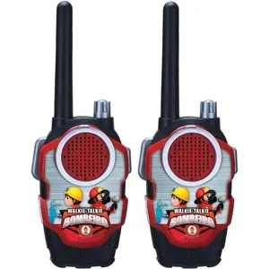 Walkie Talkie Infantil Bombeiro com Excelente Alcance Interno e Externo Art Brink Walkie Talkie Infantil Bombeiro Alcance Interno e Externo Art Brink