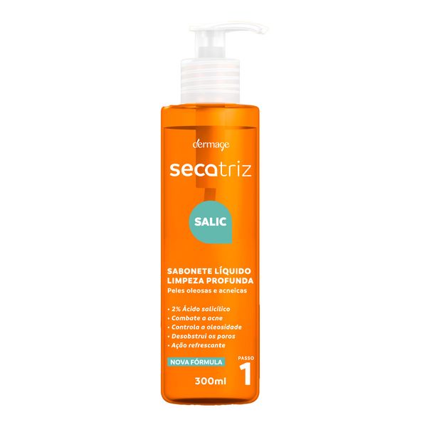 Sabonete Líquido Facial Dermage Secatriz Salic 300ml