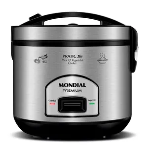 Panela Elétrica de Arroz PE4210X Preta/Inox 700W 127V 7415201 - Mondial