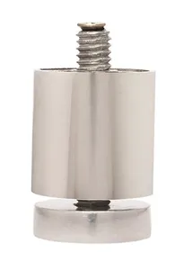 Prolongador Cilíndrico com Tampa Alumínio Forjaria Alvorada Prolongador Cilíndrico com Tampa 1"x25mm Alumínio