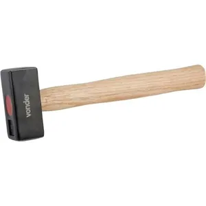 Marreta Quadrada 3589005002 Aco Forjado 0,5kg para Construcao Civil Cabo de Madeira Vonder Marreta Quadrada 3589005002 Aco Forjado 0,5kg para Construcao Civil Vonder