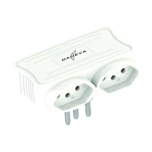 Multiplicador USB Daneva Carregador 2 USB Saida 5V 1,5A + 2 Tomadas