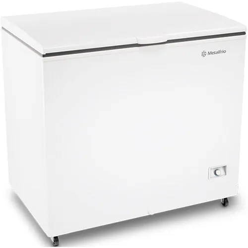 Freezer Horizontal Metalfrio Inverter 293L Dupla Ação Bivolt Branco DA302IFT01