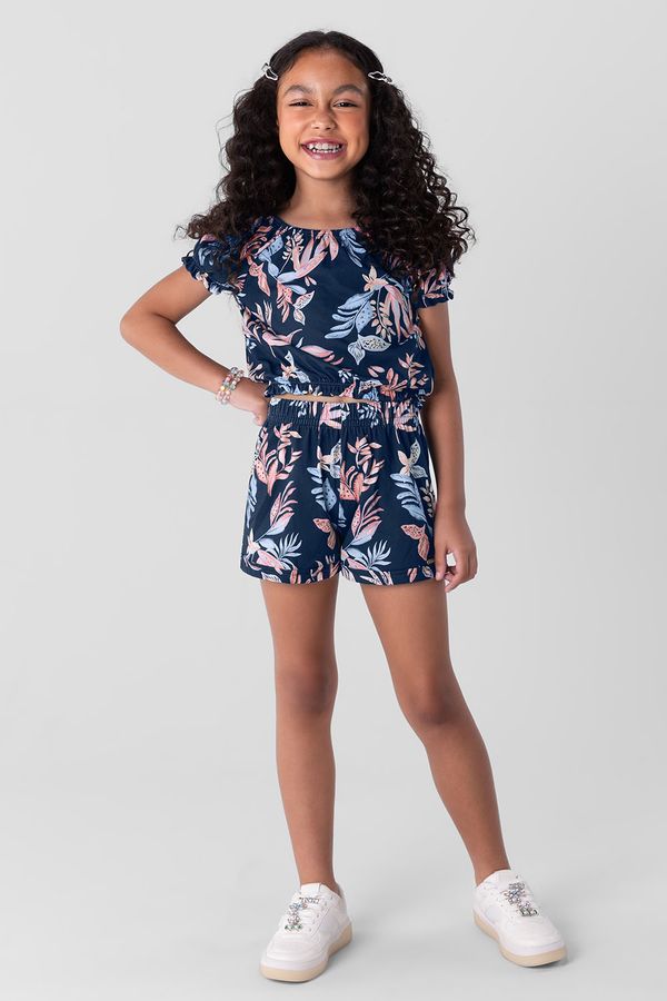 Conjunto infantil menina estampado Brandili - 6