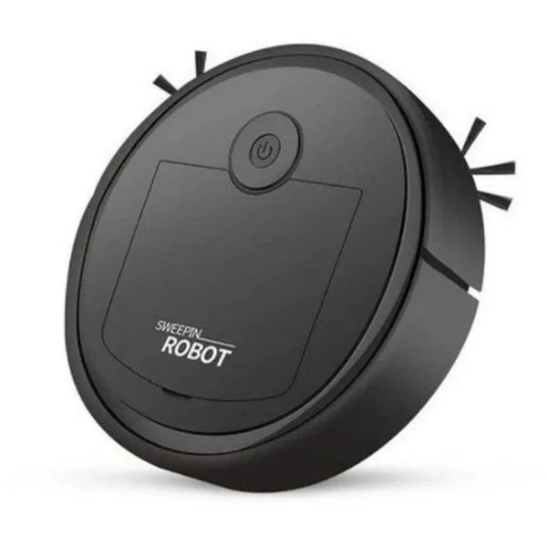 Robô Aspirador de Pó Portátil Automático Ctmd Eshop Digital 1200Pa 4h Úmido e Seco Preto Robo Aspirador De Po Portatil Automatico 1200pa Recarregavel Preto