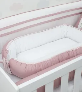 Ninho Mini Berço Rosas Rosa