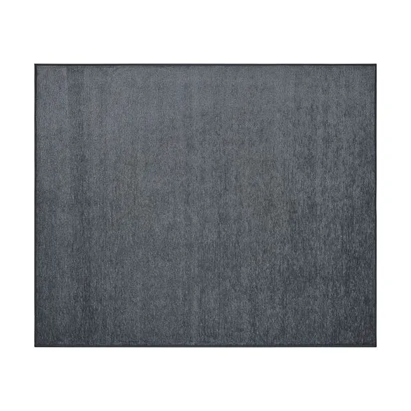 Tapete Viena Liso Polipropileno E Poliéster Chumbo 100x150cm B00000440089 - Jc Serrano