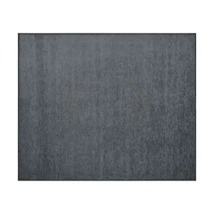 Tapete Viena Liso Polipropileno E Poliéster Chumbo 100x150cm B00000440089 - Jc Serrano