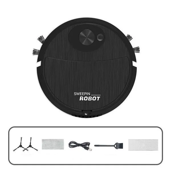Robô Aspirador de Pó OEM G:robô-m 1200PA 3 em 1 Seco e Molhado Inteligente e Silencioso Bivolt Robô Aspirador de Pó OEM G:robô-m 1200PA 3 em 1 Seco e Molhado Inteligente Bivolt