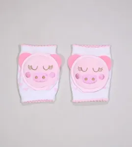 Joelheira Soft Lúdica - Porquinha De 6 a 12 meses Rosa - 6 a 12M
