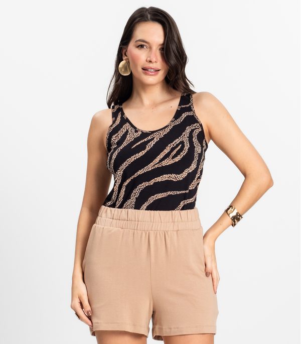 Regata Feminina Viscotorcion Rovitex Preto GG