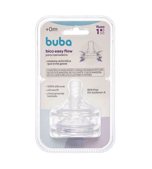 Bico Silicone Easy Flow com 2 unidades Fluxo 1 Fluxo 1