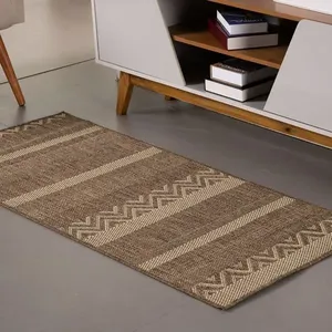 Tapete Passadeira Sisal Lancer Retangular 100x66CM 87% Polipropileno 13% Poliéster para Corredor e Cozinha Ps30 Mescla Tapete Passadeira Sisal Lancer Retangular 100x66CM 87% Polipropileno 13% Poliéster Ps30 Mescla