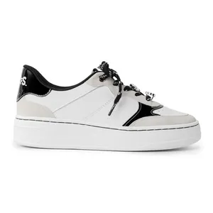 Tênis Smurfs Médio Branco Neve com Preto 35