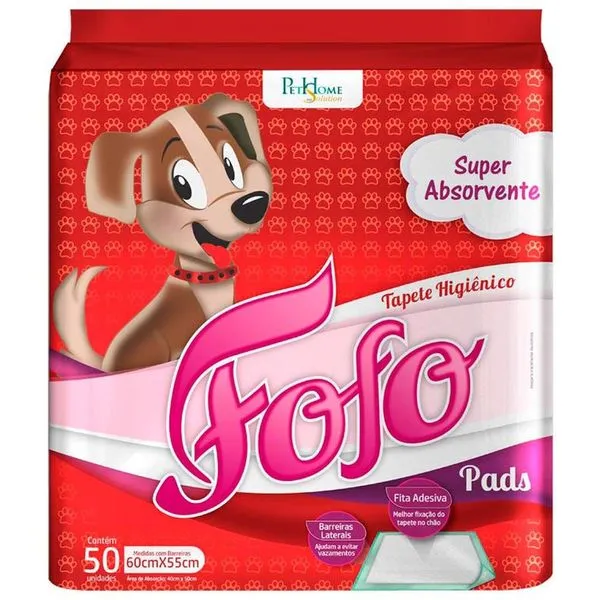 Tapete Higiênico Fofo Pads Para Cães 50 Unidades (MP)