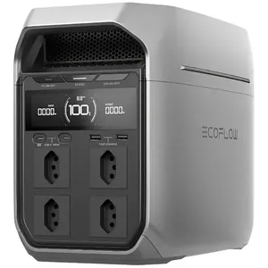 Gerador de Energia Portátil Delta 3 Plus 1800 Watts 127 Volts com Painel - GD71BR1010 - ECOFLOW
