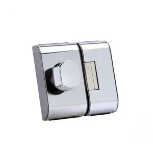 Fechadura Elétrica PV90 2F Bola de Sobrepor com Acionamento Elétrico para Porta de Vidro Temperado Inox Cromado Polido Fechadura Elétrica PV90 2F Bola de Sobrepor com Acionamento Elétrico para Porta de Vidro Inox