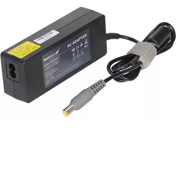 Fonte Carregador Notebook Lenovo 20v 4.5a 90w Redondo