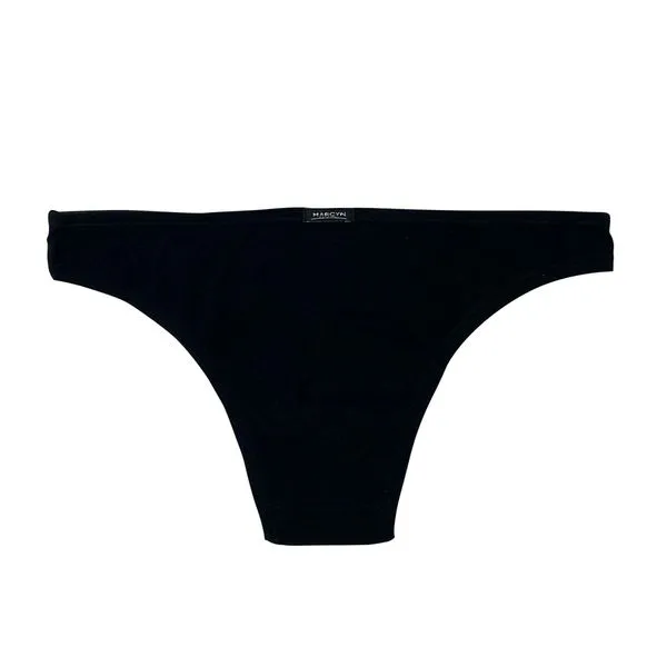 Calcinha Biquíni Cotton Preto Preto - P