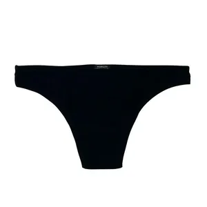 Calcinha Biquíni Cotton Preto Preto - P