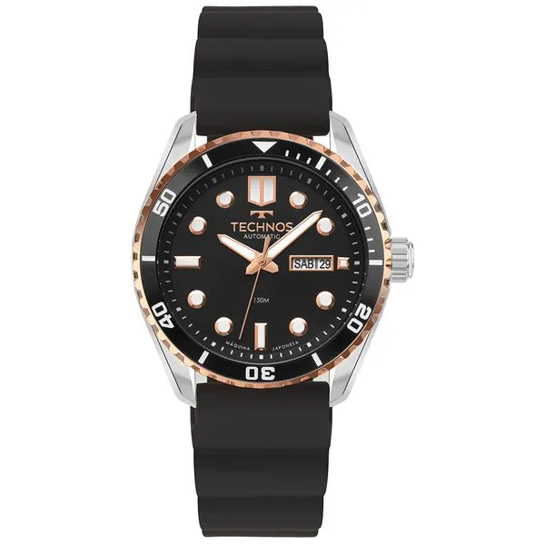 Relógio Technos Automático Masculino Diver Bicolor - 8205PB/2P 8205PB/2P