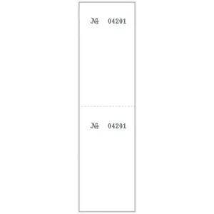 Talão de Comando Tilibra Numerado 2 Corpos 100 Folhas 139mm X 49mm 56g-m2 Certificado FSC Talão de Comando Tilibra Numerado 2 Corpos 100 Folhas 139mm X 49mm