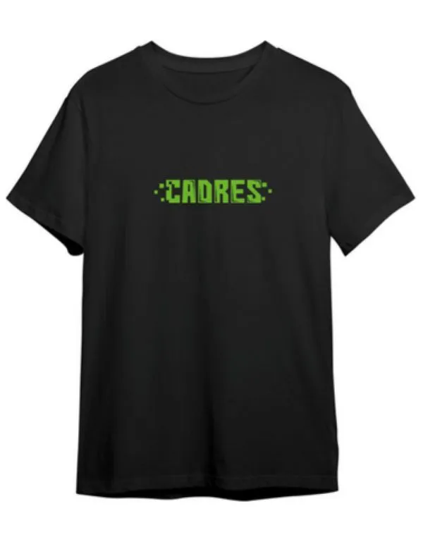 Camiseta Algodão Cadres Blocos 12 / Preto