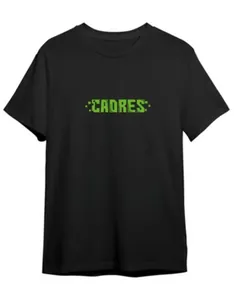 Camiseta Algodão Cadres Blocos 8 / Preto