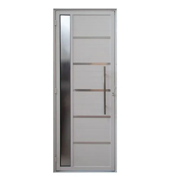 Porta Lambril Solara Com Visor E Puxador 90 X 2.10 Branca Lado Direito – Hale