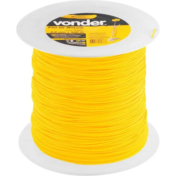 Fio de Nylon 3,0mmx500m Redondo - VONDER