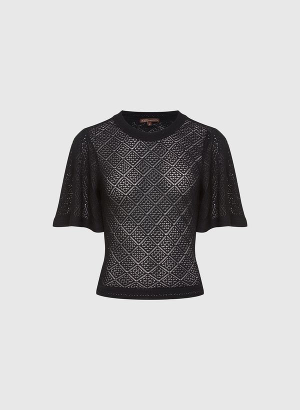 Blusa Jimena Preto Tricot Bo.Bô Feminina PP