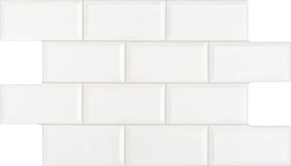 Revestimento Camel Metro Dia Bold Brilhante Branco 31x54cm 1,58m2 (Lote 330)