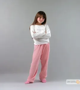 Conjunto Pijama Plush Rosas Rosa - 4