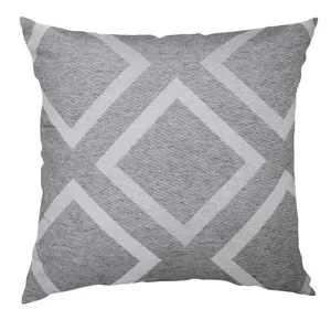 Capa De Almofada Bella&Co Jacquard Deli 45X45cm Cinza 02 (MP)
