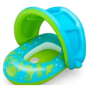 Bote Infantil Inflável Bote Infantil Caranguejo para Piscina e Praia Verde Bestway Bote Infantil Inflável Bote Infantil Caranguejo Verde para Piscina Bestway